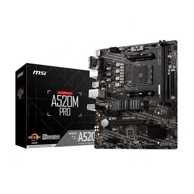 MSI AM4 A520M PRO M-ATX