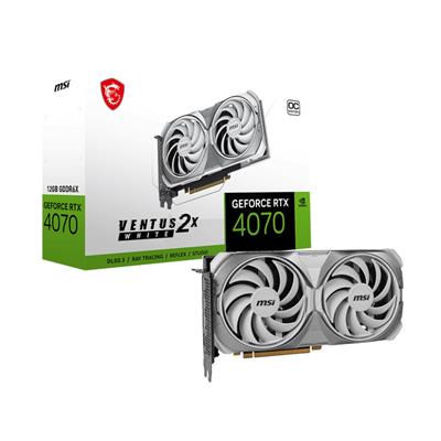 MSI RTX 4070 12GB VENTUS 2X WHITE 12G OC