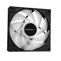 DeepCool LS520 Premium AiO Liquid CPU Cooler, Universal Socket, 240mm Radiator, PWM 2250RPM Cooling Fans, Addressable RGB LED Lighting, Fully Customizable Infinity Mirror Cap Design, Black Version