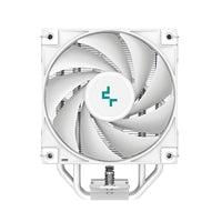 DeepCool AK400 WH Fan CPU Cooler, Universal Socket, High Performance 120mm Silent Hydro Bearing PWM White Fan, 1850RPM, 4 Heat Pipes, Unique Matrix Fin Design, White Version, Intel LGA 1700 Bracket Included