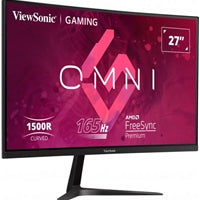 Viewsonic VX2718-2KPC-MHD  27 Inch Curved Monitor, 2K, 2560 x 1440 165Hz, 1ms, Display Port, 2xHDMI, Speakers, VESA