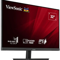 Viewsonic VA3209-MH 32 Inch IPS  Frameless Monitor, 75Hz, 4ms, VGA, HDMI, HD, Full HD 1080p, Built-In Speakers, VESA