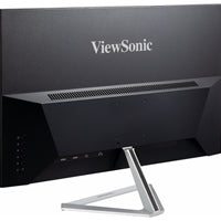 Viewsonic VX2776-SMH 27 Inch IPS Frameless Monitor, Full HD, 100Hz, 4ms, VGA, 2xHDMI, Int PSU, VESA, Chrome Stand, Speakers