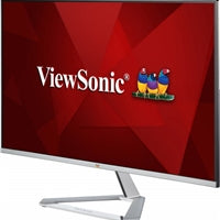 Viewsonic VX2776-SMH 27 Inch IPS Frameless Monitor, Full HD, 100Hz, 4ms, VGA, 2xHDMI, Int PSU, VESA, Chrome Stand, Speakers