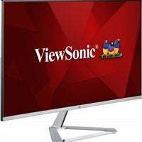 Viewsonic VX2776-SMH 27 Inch IPS Frameless Monitor, Full HD, 100Hz, 4ms, VGA, 2xHDMI, Int PSU, VESA, Chrome Stand, Speakers