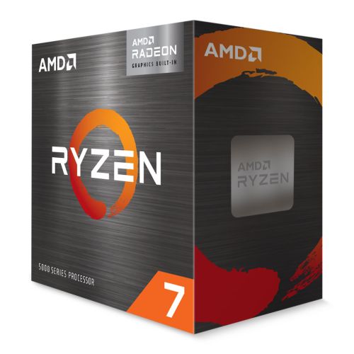 AMD Ryzen 7 5700G with Wraith Stealth Cooler, AM4, 3.8GHz (4.6 Turbo), 8-Core, 65W, 20MB Cache, 7nm, 5th Gen, Radeon Graphics