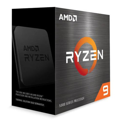 AMD Ryzen 9 5900X CPU, AM4, 3.7GHz (4.8 Turbo), 12-Core, 105W, 70MB Cache, 7nm, 5th Gen, No Graphics, NO HEATSINK/FAN