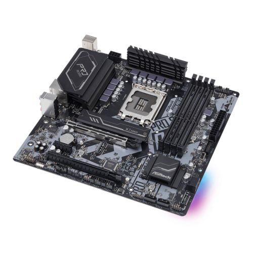 Asrock B660M PRO RS, Intel B660, 1700, Micro ATX, 4 DDR4, HDMI, DP, PCIe4, RGB, 2x M.2