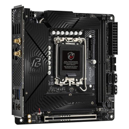 Asrock B760I LIGHTNING WIFI, Intel B760, 1700, Mini ITX, 2 DDR5, HDMI, DP, Wi-Fi 6E, 2.5G LAN, PCIe5, 2x M.2