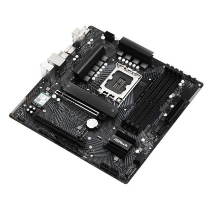 Asrock B760M PG LIGHTNING WIFI, Intel B760, 1700, Micro ATX, 4 DDR5, HDMI, DP, Wi-Fi 6E, 2.5G LAN, PCIe5, 3x M.2