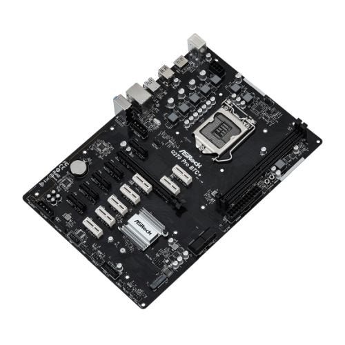 Asrock Q270 PRO BTC+ Mining Board, Intel Q270, 1151, ATX, DDR4, HDMI, 1x PCIe 3.0 x16, 12x PCIe 3.0 x1, M.2, Power On/Reset Button