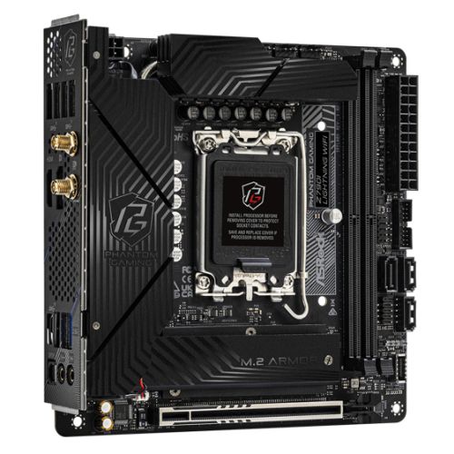 Asrock Z790I LIGHTNING WIFI, Intel Z790, 1700, Mini ITX, 2 DDR5, HDMI, DP, Wi-Fi 6E, 2.5G LAN, PCIe5, 2x M.2