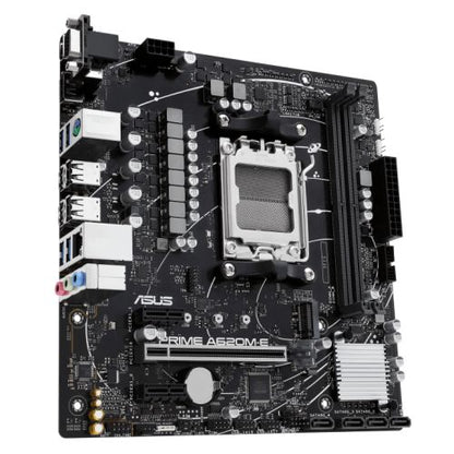 Asus PRIME A620M-E-CSM - Corporate Stable Model, AMD A620, AM5, Micro ATX, 2 DDR5, VGA, HDMI, DP, GB LAN, PCIe4, 1x M.2