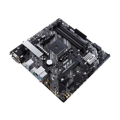 Asus PRIME B450M-A II, AMD B450, AM4, Micro ATX, 4 DDR4, VGA, DVI, HDMI, RGB Header, M.2