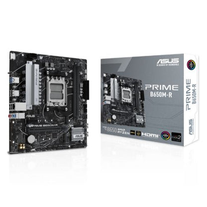 Asus PRIME B650M-R, AMD B650, AM5, Micro ATX, 2 DDR5, HDMI, 2.5G LAN, PCIe4, 2x M.2