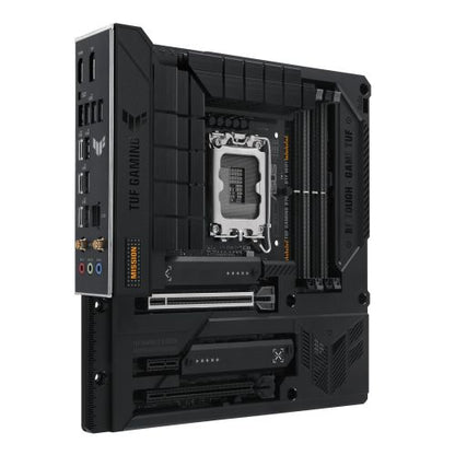 Asus TUF GAMING B760M-BTF WIFI, Intel B760, 1700, Micro ATX, 4 DDR5, HDMI, DP, Wi-Fi 6, 2.5G LAN, PCIe5, 3x M.2 *Requires a BTF Compatible Chassis*