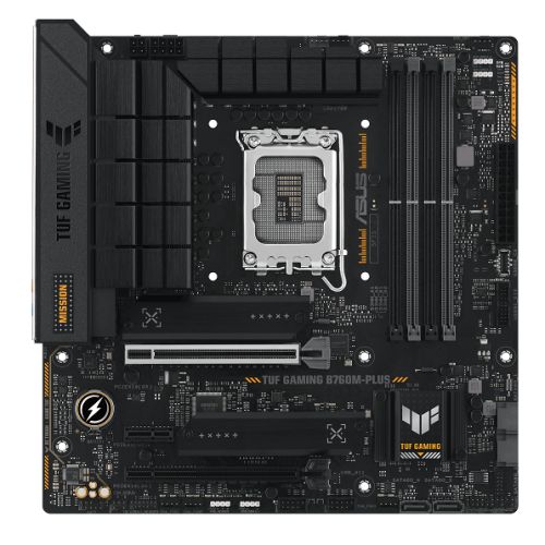 Asus TUF GAMING B760M-PLUS, Intel B760, 1700, Micro ATX, 4 DDR5, HDMI, DP, 2.5G LAN, PCIe5, 2x M.2