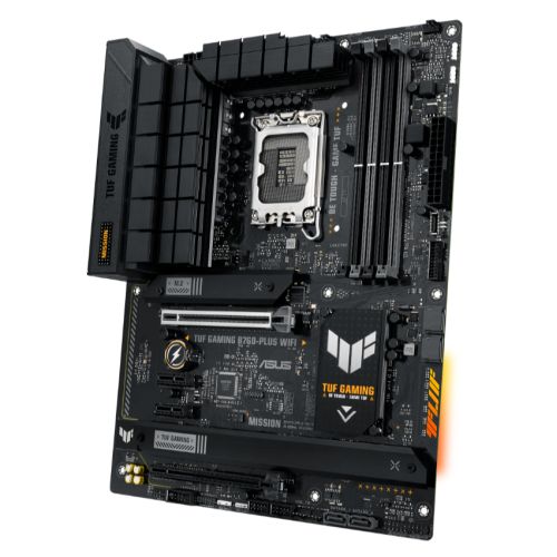 Asus TUF GAMING B760-PLUS WIFI, Intel B760, 1700, ATX, 4 DDR5, HDMI, DP, Wi-Fi 6, 2.5G LAN, PCIe5, 3x M.2, RGB