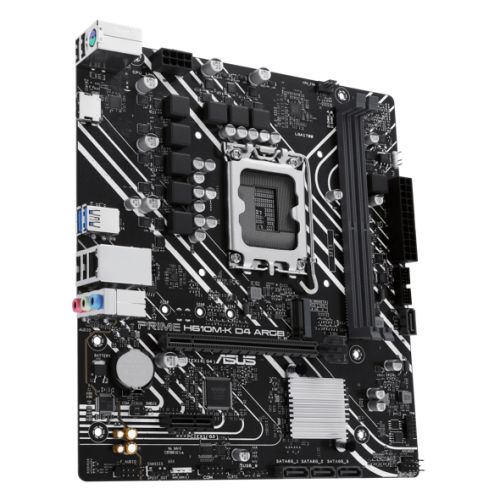 Asus PRIME H610M-K D4 ARGB, Intel H610, 1700, Micro ATX, 2 DDR4, HDMI, PCIe4, 1x M.2