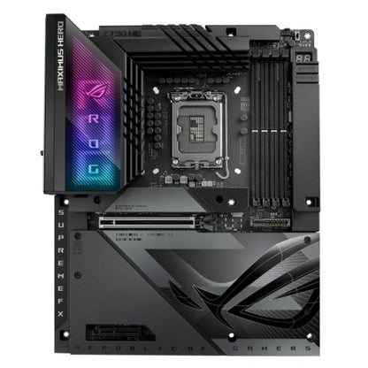 Asus ROG MAXIMUS Z790 HERO BTF, Intel Z790, 1700, ATX, 4 DDR5, HDMI, 2 Thunderbolt, Wi-Fi 7, 2.5G LAN, PCIe5, RGB, 5x M.2, Advanced BTF *Requires a BTF Compatible Chassis*