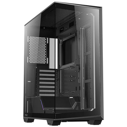 Antec C3 Gaming Case w/ Glass Side & Front, ATX, No Fans, Mesh Airflow, USB-C, Black