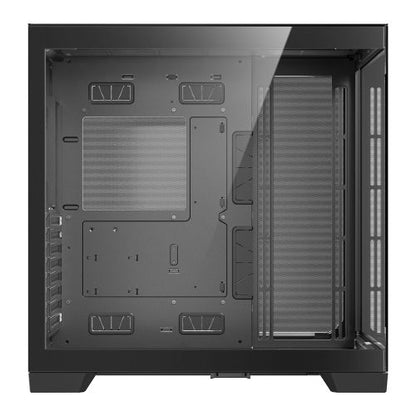 Antec C8 Gaming Case w/ Glass Side & Front, E-ATX, Dual Chamber, Mesh Panels, USB-C, Black