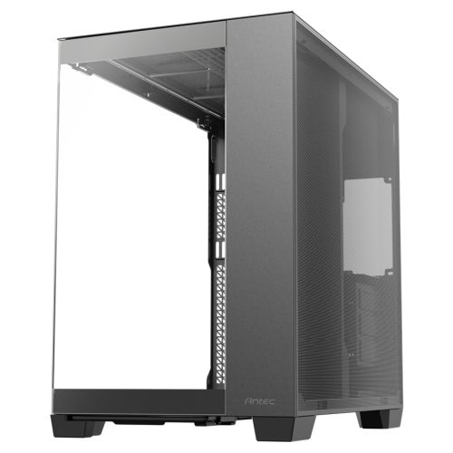 Antec C8 Gaming Case w/ Glass Side & Front, E-ATX, Dual Chamber, Mesh Panels, USB-C, Black