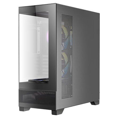 Antec CX700 RGB Elite Gaming Case w/ Glass Side & Front, ATX, 6x RGB Fans, LED Button, USB-C, Black