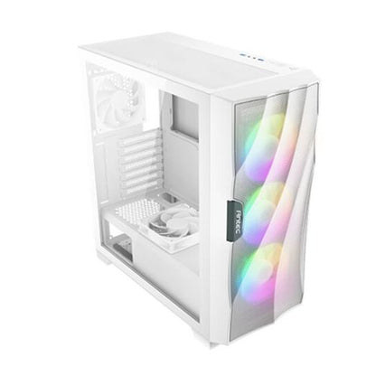 Antec DF700 FLUX RGB Gaming Case w/ Glass Window, ATX, 5 x Fans (3 Front ARGB), Advanced Ventilation, White