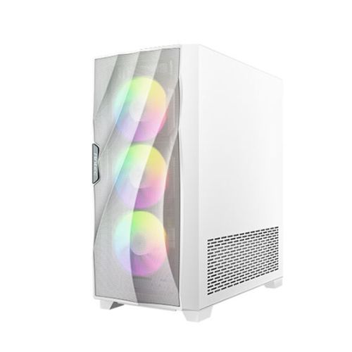 Antec DF700 FLUX RGB Gaming Case w/ Glass Window, ATX, 5 x Fans (3 Front ARGB), Advanced Ventilation, White