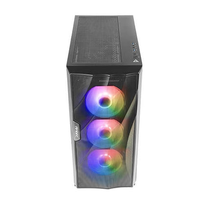 Antec DF700 FLUX RGB Gaming Case w/ Glass Window, ATX, 5 x Fans (3 Front ARGB), Advanced Ventilation