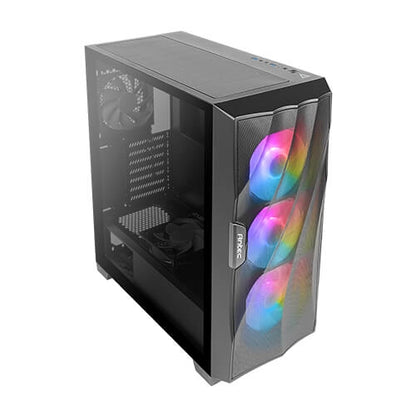 Antec DF700 FLUX RGB Gaming Case w/ Glass Window, ATX, 5 x Fans (3 Front ARGB), Advanced Ventilation