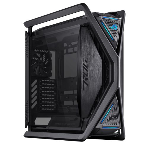 Asus ROG Hyperion GR701 BTF Gaming Case w/ Glass Windows, E-ATX, 4 Fans, Dual 420mm Radiator Support, USB-C (60W FC), Fan Hub & Lighting Panel, Advanced BTF Design, Black