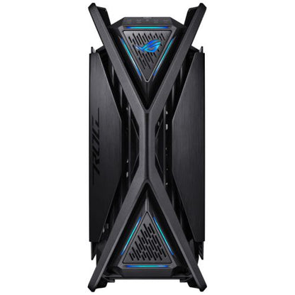 Asus ROG Hyperion GR701 BTF Gaming Case w/ Glass Windows, E-ATX, 4 Fans, Dual 420mm Radiator Support, USB-C (60W FC), Fan Hub & Lighting Panel, Advanced BTF Design, Black