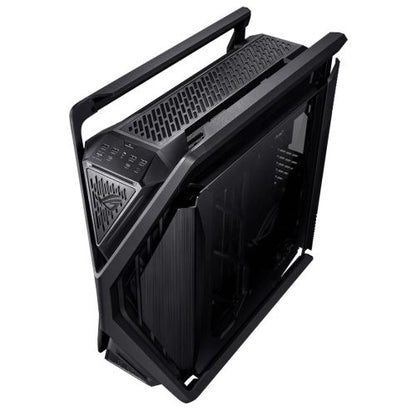 Asus ROG Hyperion GR701 Gaming Case w/ Glass Windows, E-ATX, 4x 14cm Fans, Dual 420mm Radiator Support, USB-C (60W FC), Fan Hub & Lighting Panel, Black