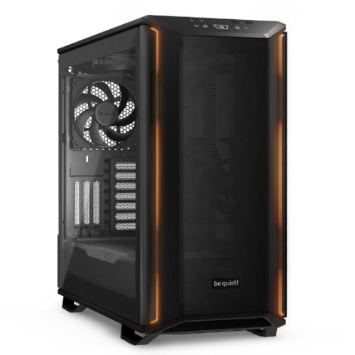 Be Quiet! Dark Base 701 Gaming Case w/ Glass Window, E-ATX, ARGB Front Strips, 3x Silent Wings 4 Fans, Fan Controller, PWM/ARGB Hub, USB-C, Black