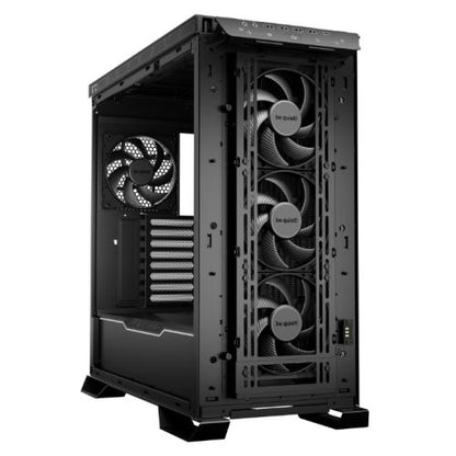 Be Quiet! Dark Base Pro 901 Gaming Case w/ Glass Window, E-ATX, ARGB   Strip, 3 Fans, Changeable Top & Front, QI Charger, Touch-Sensitive I/O, Black