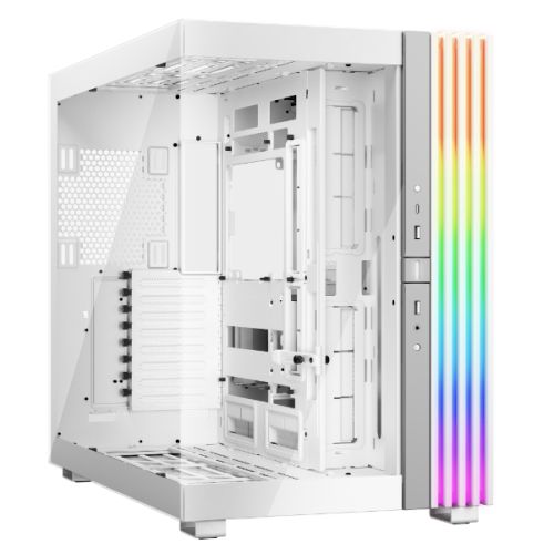 Be Quiet! Light Base 900 DX ARGB Gaming Case w/ Glass Front & Side, E-ATX, Invertible, 3M ARGB Strip & Controller, USB-C, Asus BTF Compatible, White