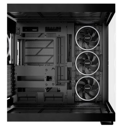 Be Quiet! Light Base 900 FX ARGB Gaming Case w/ Glass Front & Side, E-ATX, Invertible, 4x ARGB Fans, 3M ARGB Strip & Controller, USB-C, Asus BTF Compatible, Black