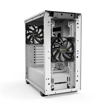 Be Quiet! Pure Base 500 Gaming Case w/ Window, ATX, 2 x Pure Wings 2 Fans, PSU Shroud, White