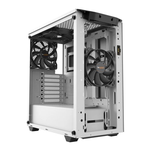 Be Quiet! Pure Base 500DX Gaming Case w/ Glass Window, ATX, 3 x Pure Wings 2 Fans, ARGB Front Lighting, USB-C, White