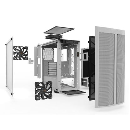 Be Quiet! Pure Base 500DX Gaming Case w/ Glass Window, ATX, 3 x Pure Wings 2 Fans, ARGB Front Lighting, USB-C, White