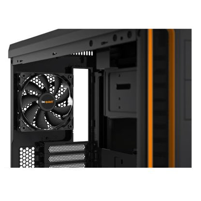 Be Quiet! Pure Base 600 Gaming Case w/ Window, ATX, 2 x Pure Wings 2 Fans, Orange Trim