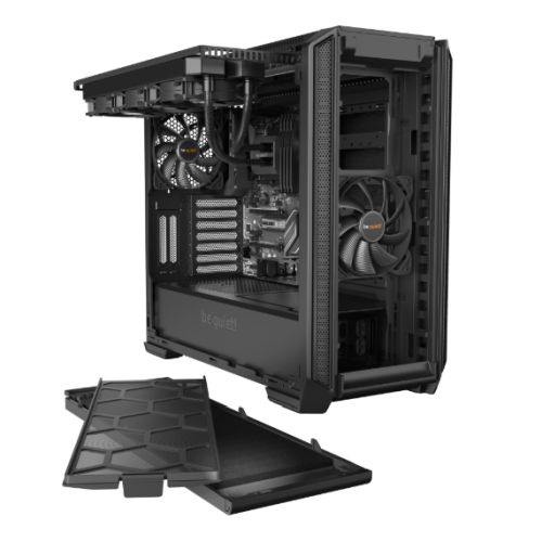 Be Quiet! Silent Base 601 Gaming Case, E-ATX, 2 x Pure Wings 2 Fans, PSU Shroud, Black