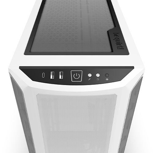 Be Quiet! Shadow Base 800 DX RGB Gaming Case w/ Glass Window, E-ATX, ARGB Strips, Mesh Airflow, Pure Wings 3 Fans, USB-C, White