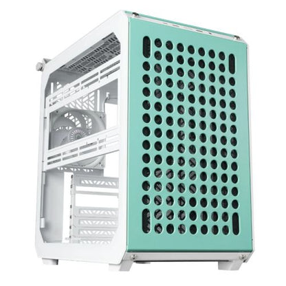 Cooler Master Qube 500 Flatpack Macaron Edition Modular Case w/ Glass Side, E-ATX, ARGB Fan, Highly Customisable, Multi-Colour Panels