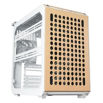 Cooler Master Qube 500 Flatpack Macaron Edition Modular Case w/ Glass Side, E-ATX, ARGB Fan, Highly Customisable, Multi-Colour Panels