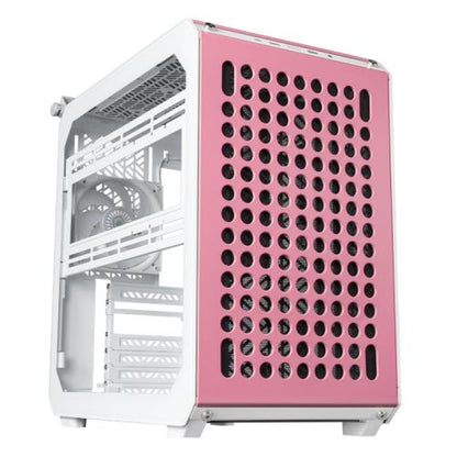 Cooler Master Qube 500 Flatpack Macaron Edition Modular Case w/ Glass Side, E-ATX, ARGB Fan, Highly Customisable, Multi-Colour Panels