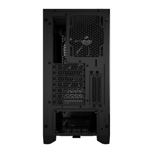 Corsair 4000D Airflow Gaming Case w/ Tempered Glass Window, E-ATX, 2 x AirGuide Fans, High-Airflow Front Panel, USB-C, Black