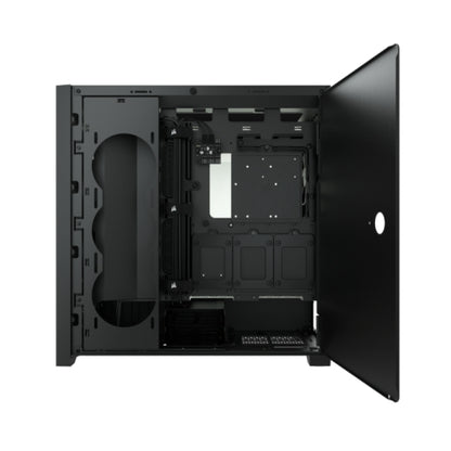 Corsair 5000D Airflow Gaming Case w/ Glass Window, E-ATX, 2 x AirGuide Fans, High-Airflow Front Panel, USB-C, Black